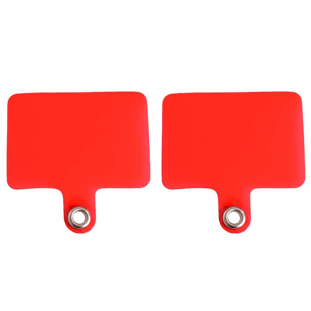 2pcs [5.5x5.7cm] Mobile Phone Lanyard Gasket Film Gasket Perforation-Free Lanyard Accessories