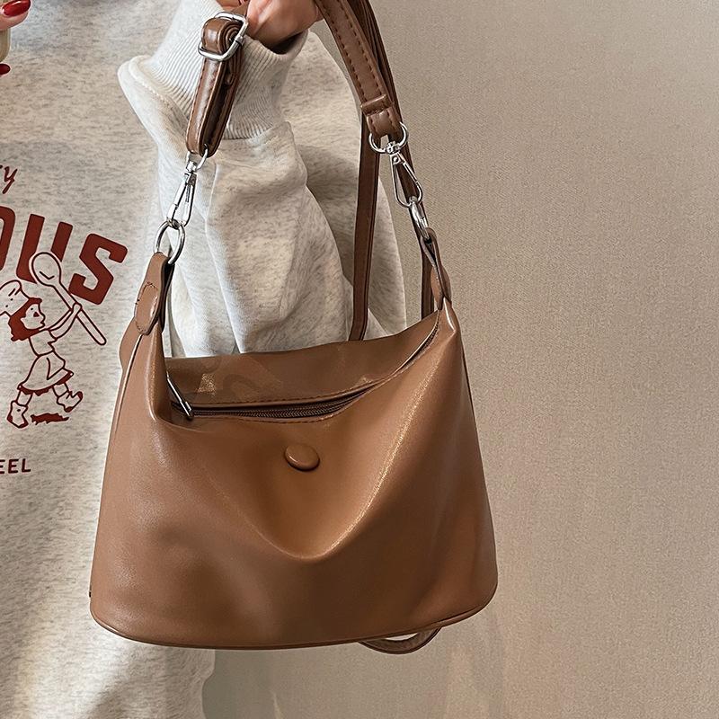 Candy Color Fashion Shoulder Bag 2025 New Bag Women's Spring and Summer Niche Small Bag Pu Simple Messenger Bag Tide
