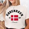 Kopenhagen Dänemark Comfort Colors T-Shirt, Kopenhagen Familienausflug Shirt, Kopenhagen Urlaubs-T-Shirt, Kopenhagen Dänemark