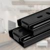 1Pair Soft Close Drawer Track Rail Cold Rolled Steel Buffer Drawer Slides Hydraulic Damping Buffer Furniture Hardware