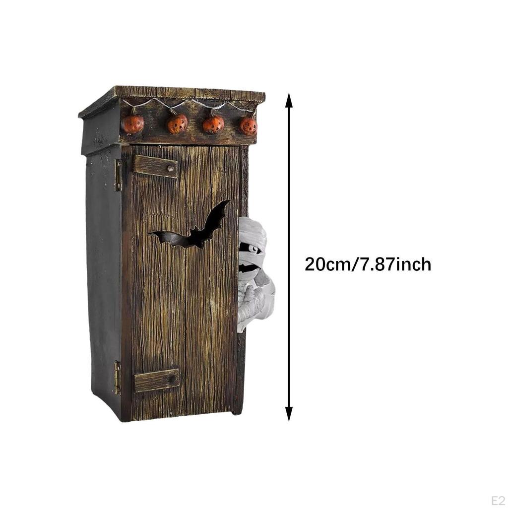 Mumie Animovaná Dekorace Halloweenská Ozdoba Party Potřeby Kolekce Kadibudka Socha Socha pro