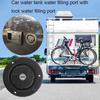 Gravity Freshwater Inlet Lockable Leakproof Water Inlet Filler Cap with 2 Keys for RV Motorhome RV Parts Accessories C0Y1
