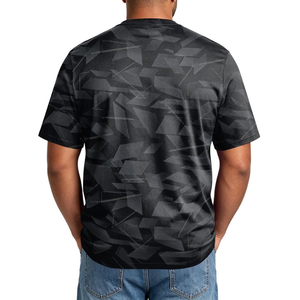 Men's Big Size Casual T Shirt Breathable Loose Fit Short Sleeve Crew Neck Tee Top for Everyday Wear Summer Outdoor Activities