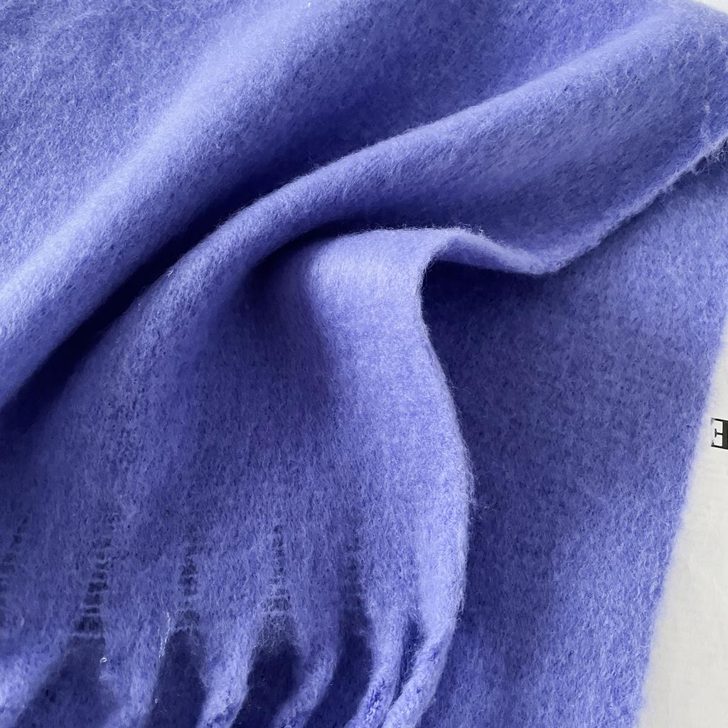 New solid color mohair scarf vacuum packaging women's autumn and winter warm scarf