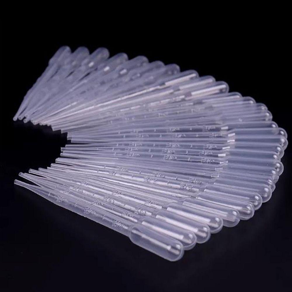 100Pcs Plastic Liquid Dropper 3ml Dropping Pipettes Disposable Eye Dropper Set  Essential Oils