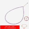Naturligt Sten Halsband Spinell/Lapis Lazuli/Amazonit/Ametist/Turmalin/Ametist Halsband 2MM Silver 925 Smycken för Collier Femme