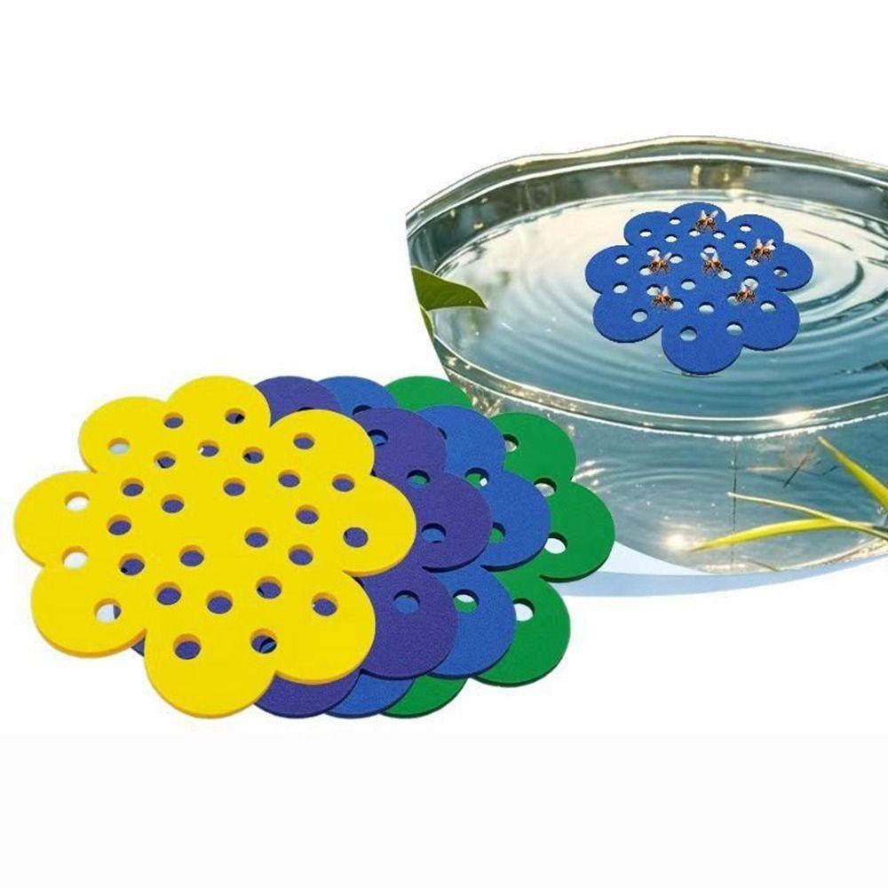 4Pcs Decorative Bee Watering Station Flower Shape Insect Drinking Tray  Insect Habitat