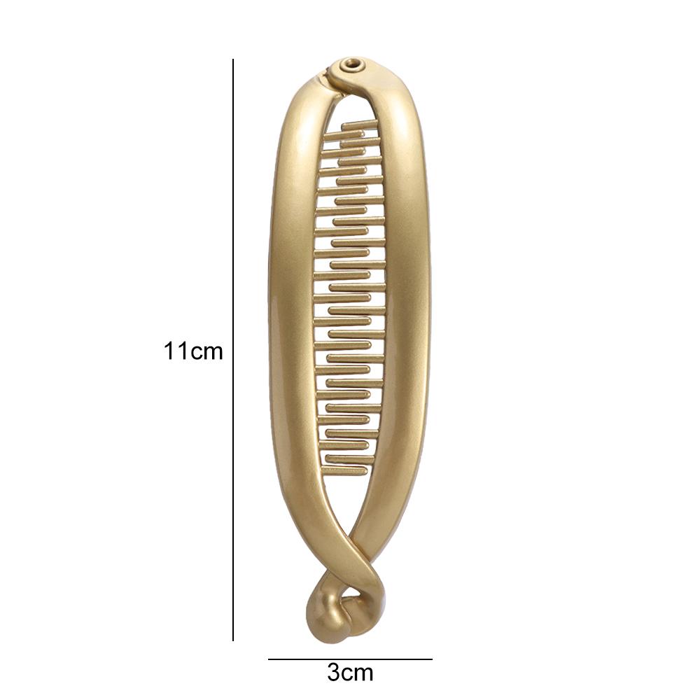 Haarspangen Kopfbedeckungen Banane Clip Haarnadeln Mode Haar Krallen Clips Fisch geformt Haarnadel Frauen