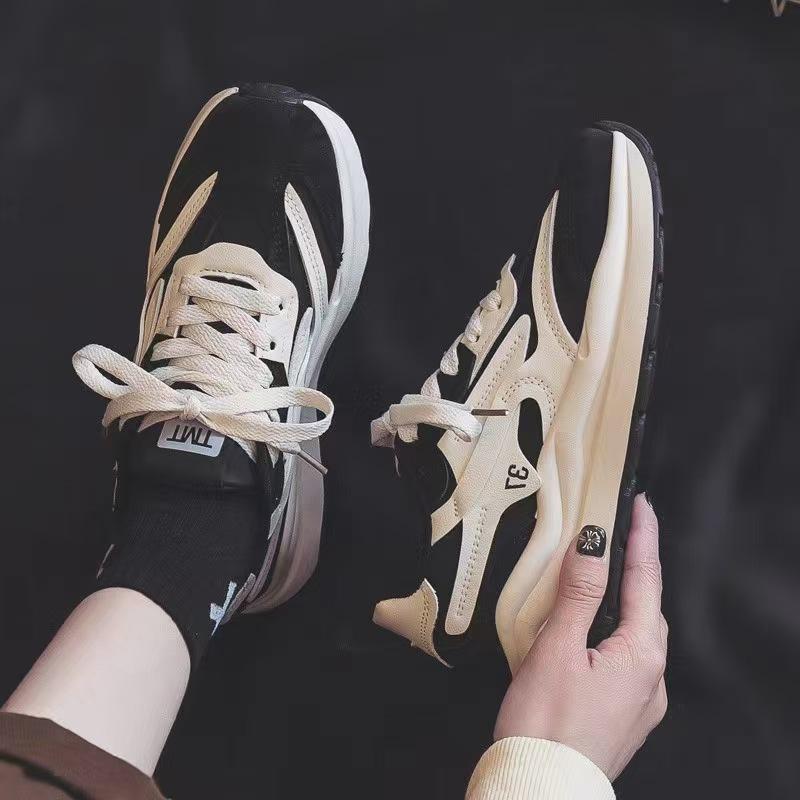 

Новые женские туфли, папины туфли, осенняя мода, толстая подошва, повседневная и универсальная обувь с мягкой подошвой 40