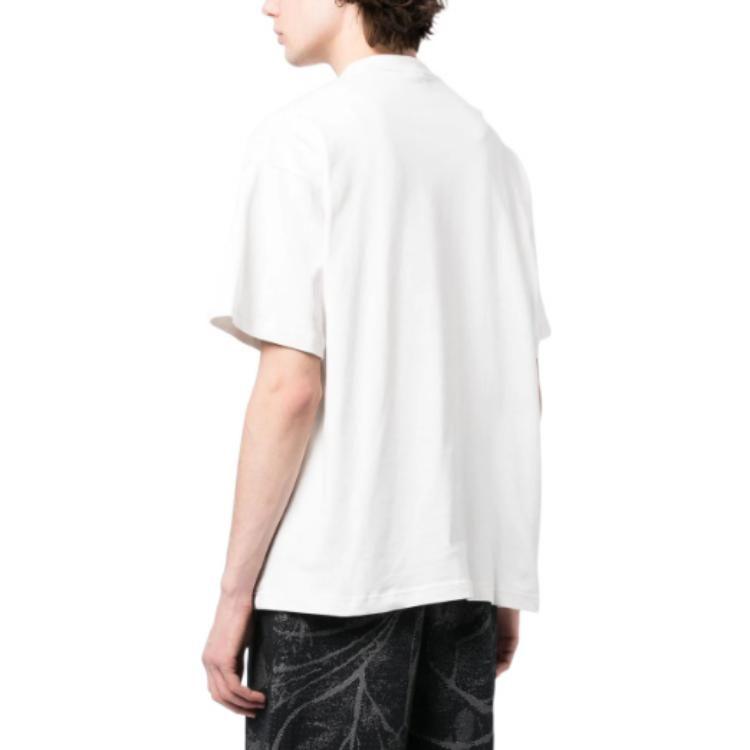 Nike T Shirts Men's White Crew Neck Moderate Straight Fit CV0559-030