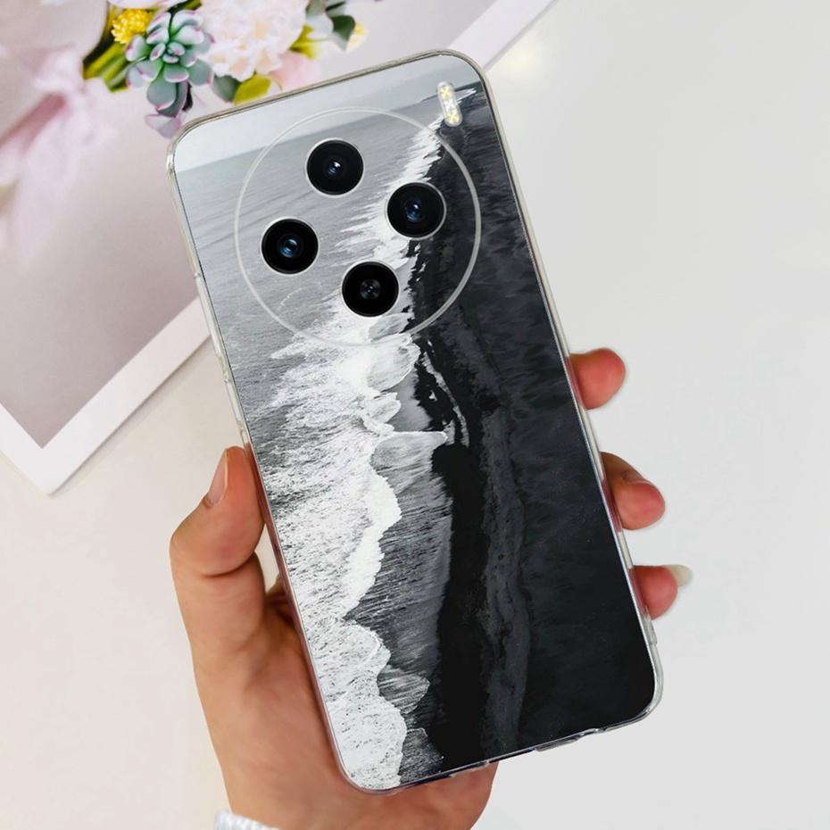 For Vivo X100 / X100 Pro Fashion Dragon Metal Pattern Case Cover For VivoX100 X 100pro 5G Soft Silicone TPU Phone Cases