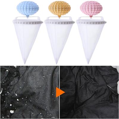 3 Pcs Floating Hair Filtering Mesh Removal Reusable Hair Filter Cleaning Mesh Bag Floating Lint Mesh Bag for Washing Machine