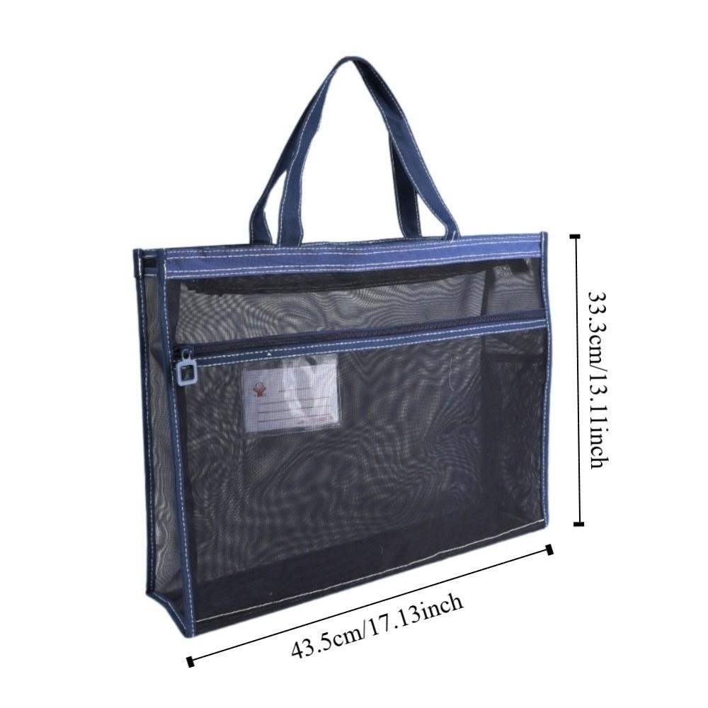 Large-capacity Document Book Bag Creative Book Storage Bag  Artwork Storage Bag