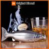 4.5oz Creative Fish Shape Wine Pot Funny Presents Novelty Liquor Travel Bar Drinkware Gifts Stainless Steel Fish Hip Flask