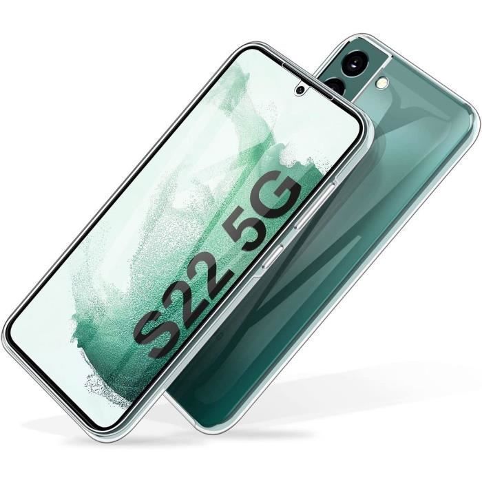 Skal - Booling - för Samsung Galaxy S22 - TPU - Stötsäkert - 360° Skydd Transparent