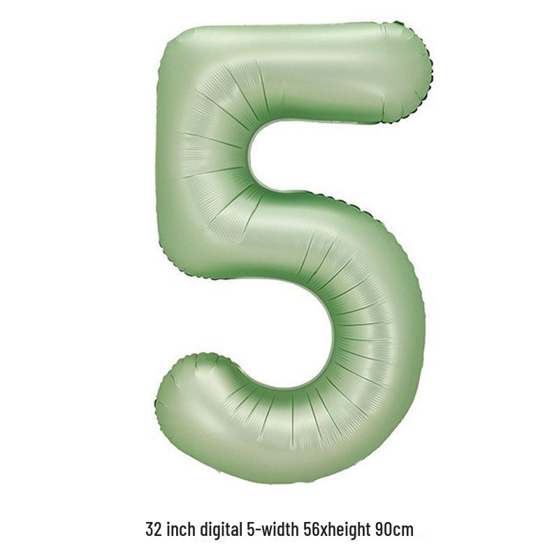 32-Inch White Number '40' Birthday Balloon, Aluminum Foil Party Decoration Prop