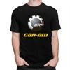 Custom BRP ATV Can Am Logo T Shirt for Men Pure Cotton Tshirt Fashion Tee Short Sleeves Tshirts Loose Fit Clothing