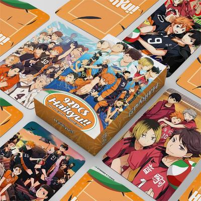 Haikyuu Photocard 60pcs Stickers 32pcs Anime Character Goods Karasuno High School Nekoma
