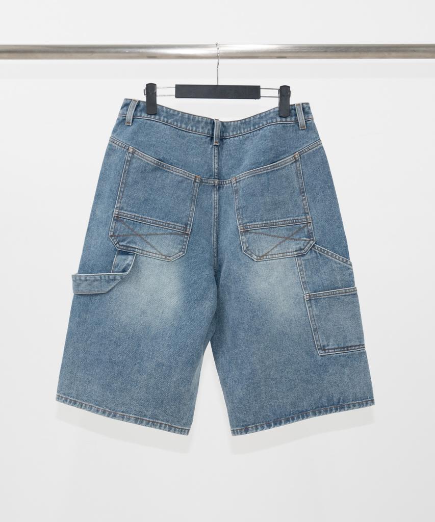 ETCE (Base) Carpenter Denim Shorts (Blue)