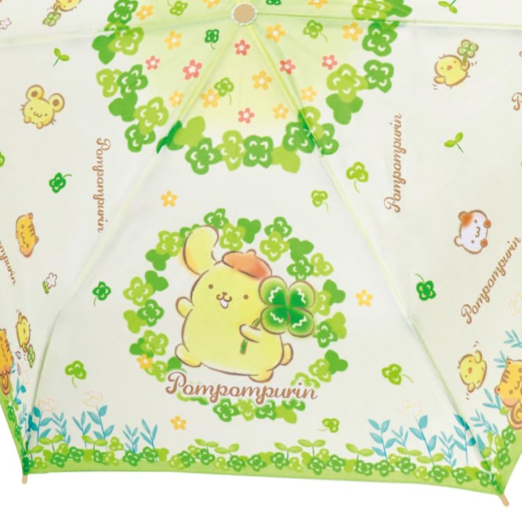 Planning Sanrio Folding Umbrella Pompompurin Clover 53cm 90488 J's