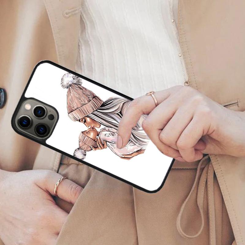 

Super Mama Magnetic Phone Case For APPLE iPhone 17 Air 16 14 13 12 Pro Max 15 Plus Wireless Charge With MagSafe Cover iPhone 14
