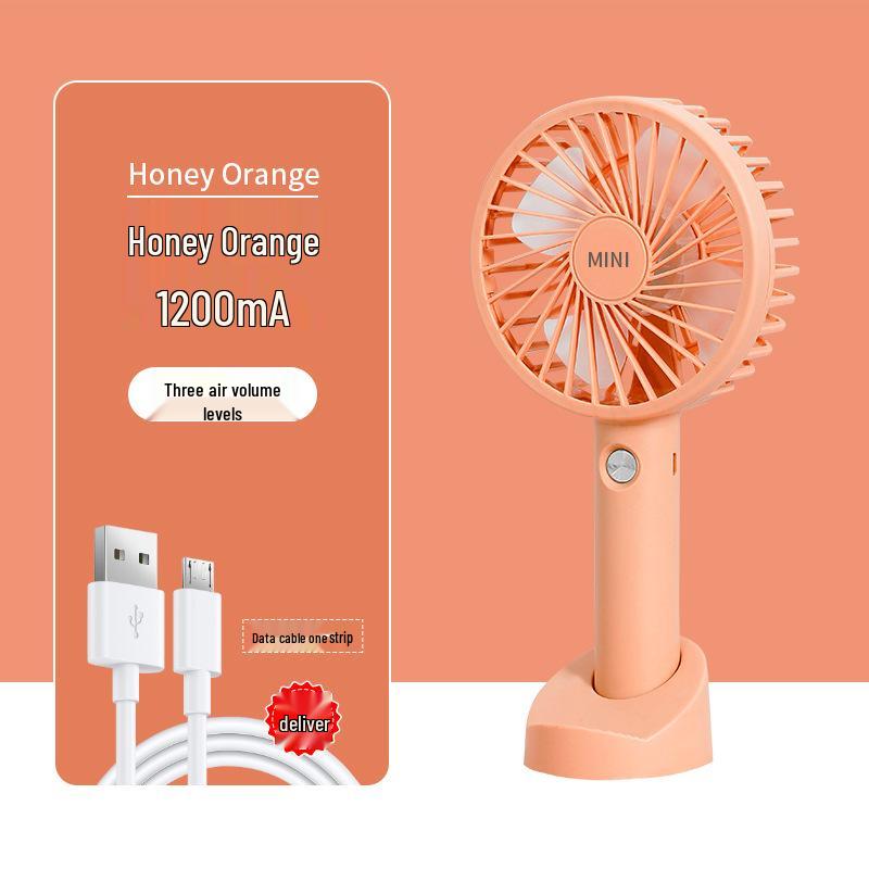 USB Rechargeable Mini Desktop Handheld Fan