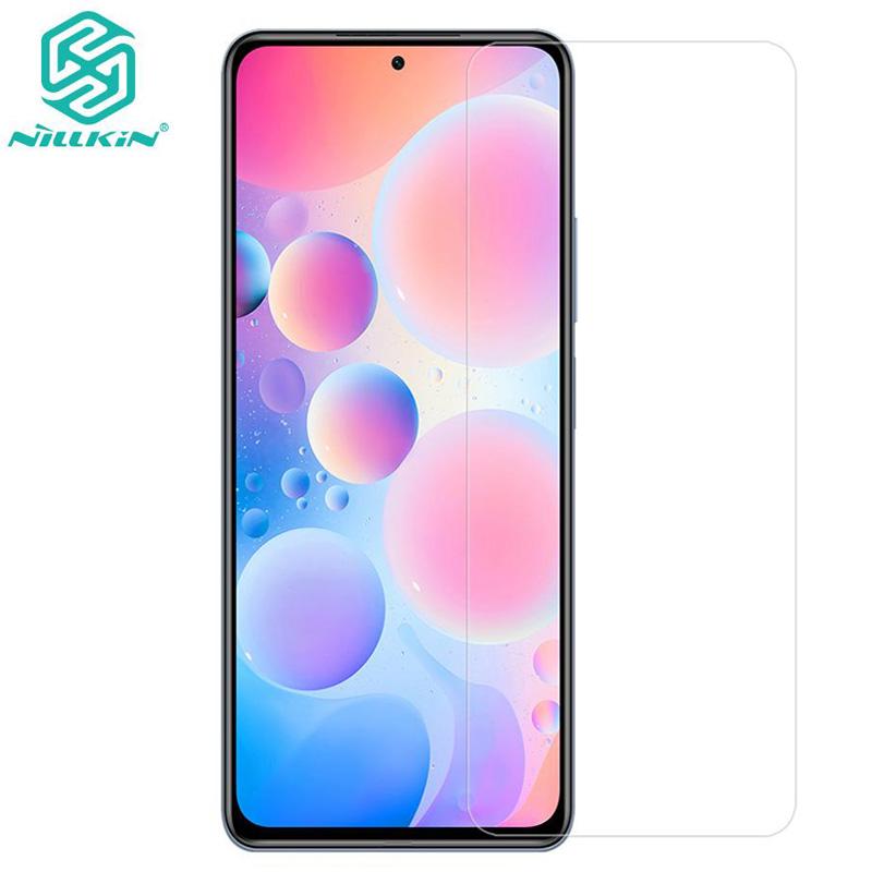 

Nillkin H Закаленное стекло для Xiaomi POCO F3 Redmi K40 Pro Plus Антибликовый прозрачный 0,33 мм 9H Антивзрывной экран Протектор