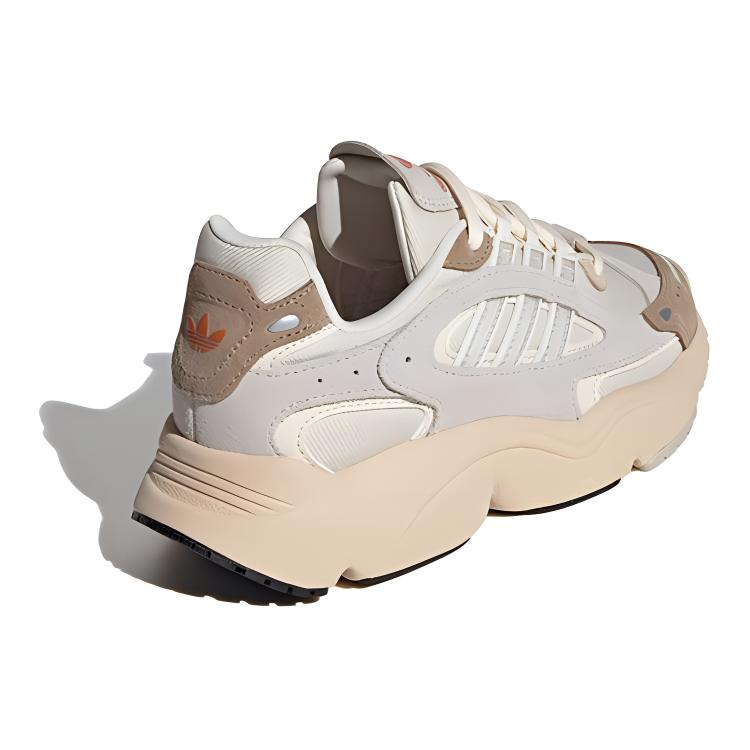 Adidas Originals Ozmillen Fashion Versatile Shock Absorbing Breathable Sweat Absorbing Low Top Casual Shoes Kids Casual Shoes Off-White IG4214