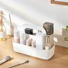 Desktop Storage Box Makeup Organizer with Handle Strong Load-Bearing Large Capacity Tissue Box Remote Control Holder