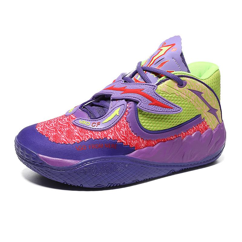 LaMelo Ball 5th Gen Basketball Shoes - Unisex No-Tie Combat Boots for Kids Ages 12-15