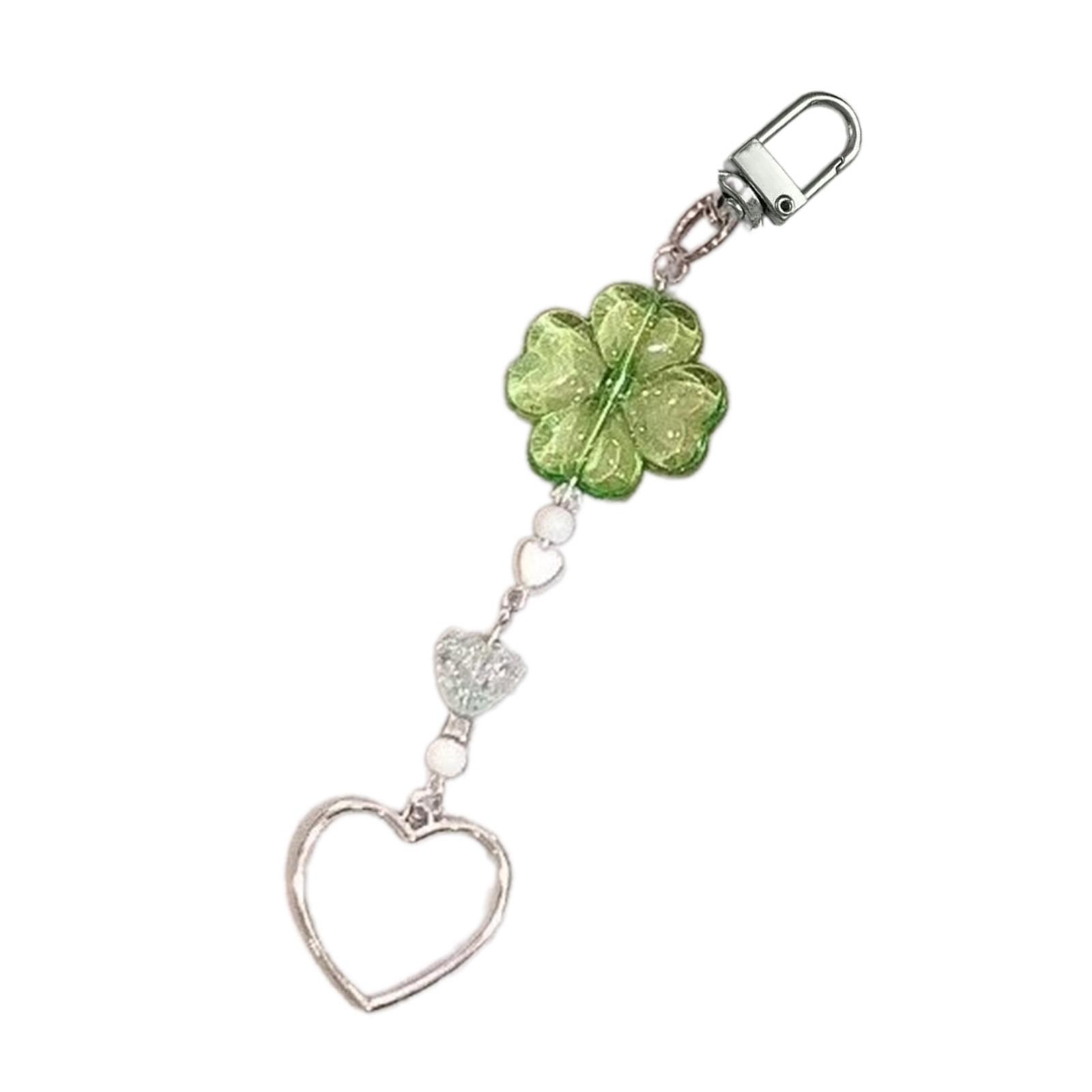 Милый брелок с бисером в форме сердца — фото 16