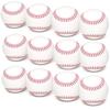 Jessfar Baseball Catch 6 Balls High Abrasion Hard Baseball Soft Carefully PU Hand Hard Baseball Training 12 Ball, Hard/Soft Ball, Balls/12 Set,