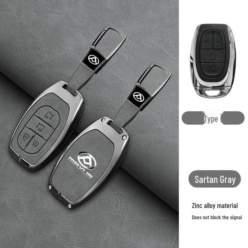 Capa de Chave SAIC Maxus D90 para Carro Maxus G50 2019 Feminino, Carcaça de Metal de Alta Qualidade com Fivela.