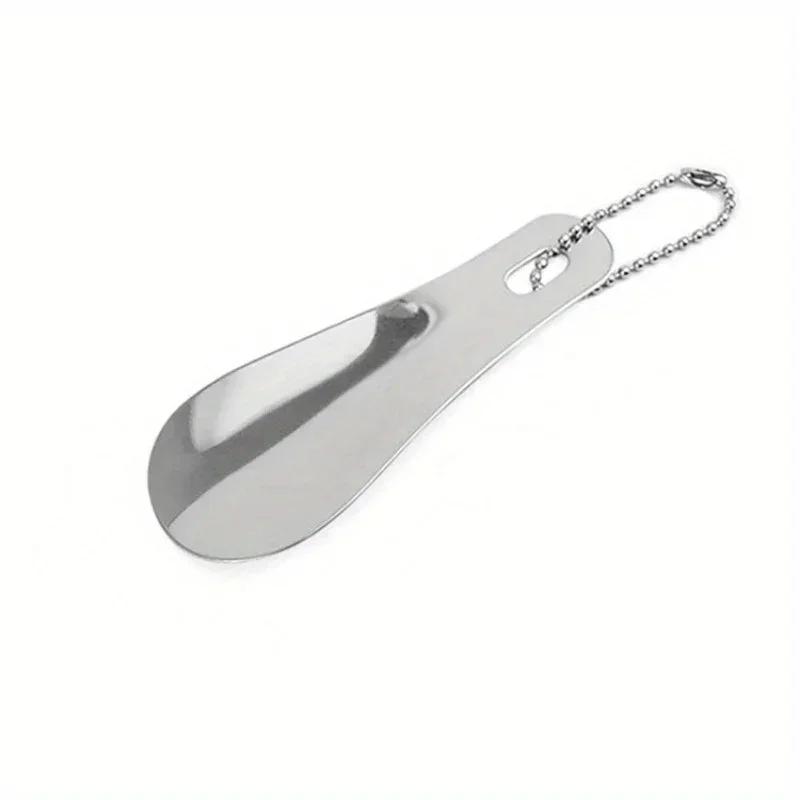 

Metal Shoe Horn – 3.9 Inch Travel-Friendly Shoe Helper for Men, Women & Seniors – Easy Shoe Insert Aid серебряный