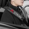 QQEP4 For Citroen C3 C5 Aircross C5X C4 Picasso e-C3 C1 C-Crosser C6 Interior Accessory Carbon Fibre Seat Belt Cover Shoulder Pads