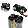 10Pcs I / T Type Cable Battery Clip Connector 9V Battery Snap Connector  Battery Replacement