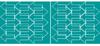 Arrow Stickers 7X4.5Cm 42 Pcs Turquoise Matte Stickers
