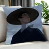 Anime BBlue Eye Samurai Cushion Cover Cushion Cover Set Pcs X X X Pillowcase Decorative Sofa Home Decor
