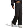 Adidas Wide-Leg Logo Joggers Women Bottoms Black IC6623