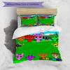 3pcs SPRUNKI8 Design Cover Set - HD Printed Bedding with 1 Cover and 2 Pillowcases - Perfect for Home and Dorm Decor