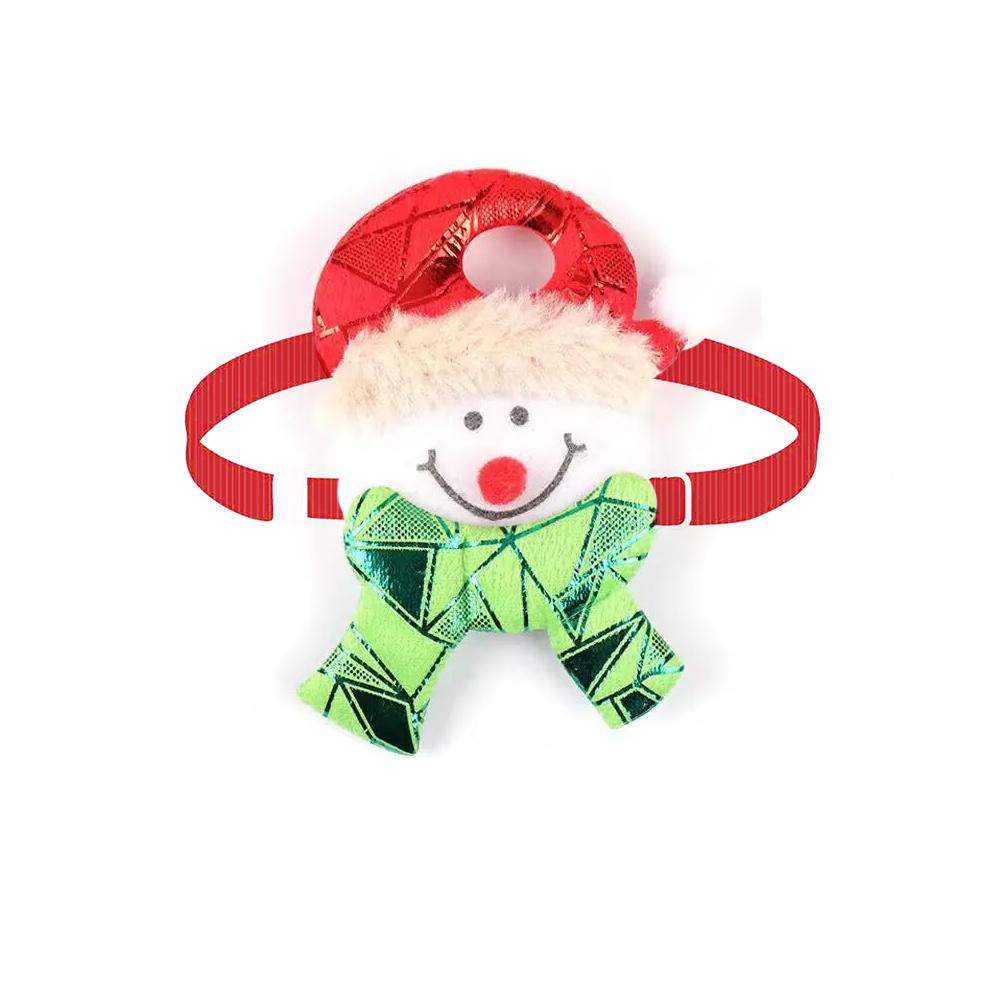 50/100pcs Christmas Pet Dog Bow Tie Adjustable Pet Collar Santa Claus Style Dog Necktie for Small Dog Grooming Pet Acessories