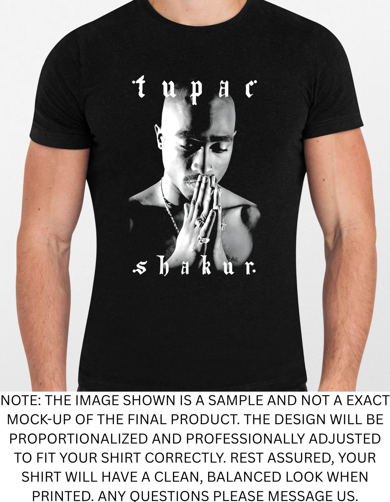 Men s and Women s T-shirts Tupak Shakur 02 Graphic M
