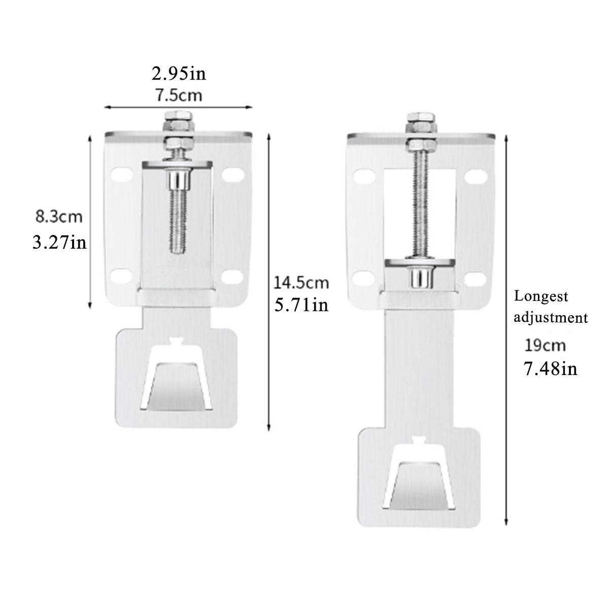 Регулируемый кронштейн для вытяжки, инструмент для крепления кухонной вытяжки, подвесная пластина, аксессуар для кронштейна кухонной вытяжки, сталь 201 adjustable