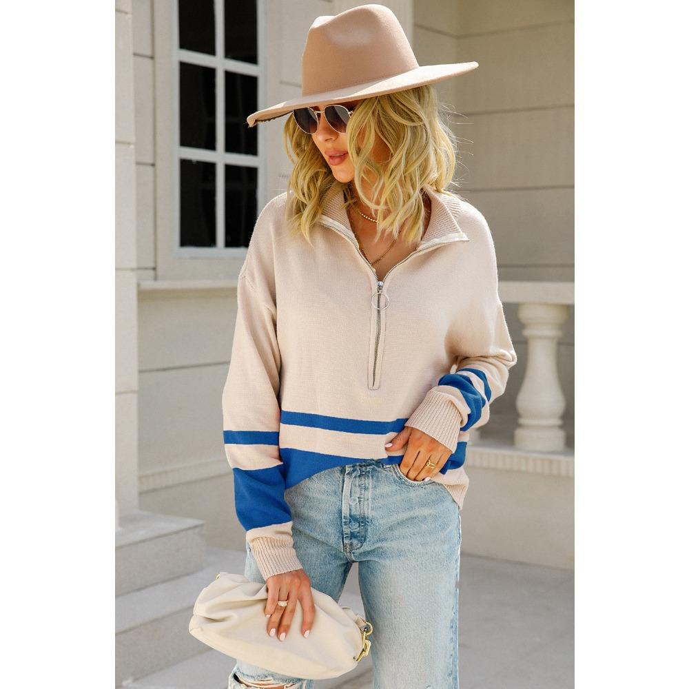 2025 Spring New Women's Sweater Cover Knitted Sweater Large Size Long Sleeve Sweater Women