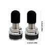 1 Pair Car Tire Valves with Dust Cover Replacement 35mm Tire Valves Tubeless Tire Valves Car Wheel Tire Repair Accessory