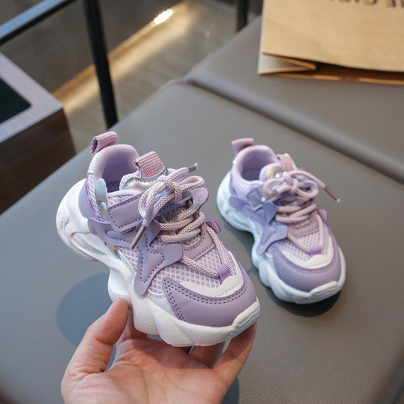 Children's Casual Sneakers  Girls' Soft-soled Baby Shoes  Running Shoes  Boys' Shoes