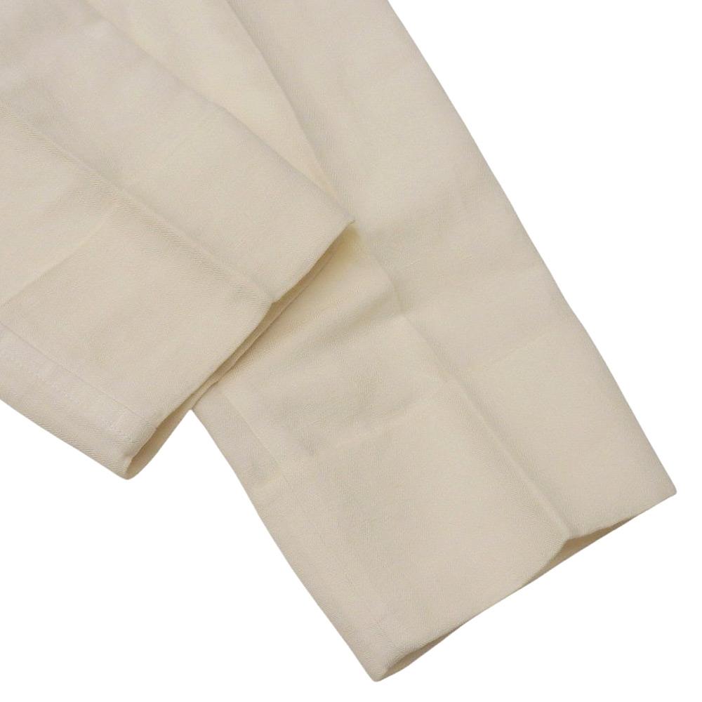 Brunello Cucinelli Good Condition Linen Cotton 1P Pants Bottoms Ladies White Size 36 2018 MH123P7198 Bottoms 36 whiteUsed