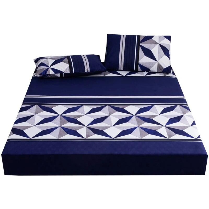 Wasserdichtes Bettlaken mit Gummibändern, verstellbare Spannbettlaken 180 x 200, Kissenbezüge müssen separat erworben werden