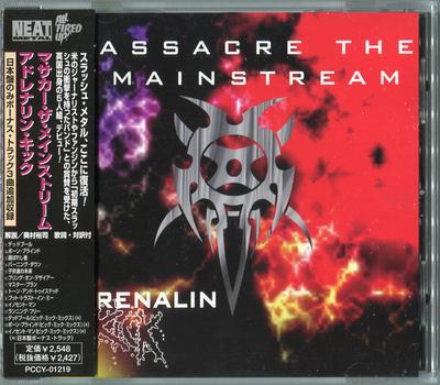CD ADRENALIN KICK - Massacre the Mainstream  PCCY01219 Neat Metal 1998 Japan Rock Used