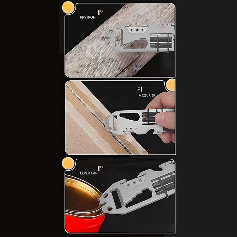 A96I-Multifunctional Ratchet Crowbar Multifunctional Tool Multipurpose Portable Crowbar Nail Remover Bottle Opener
